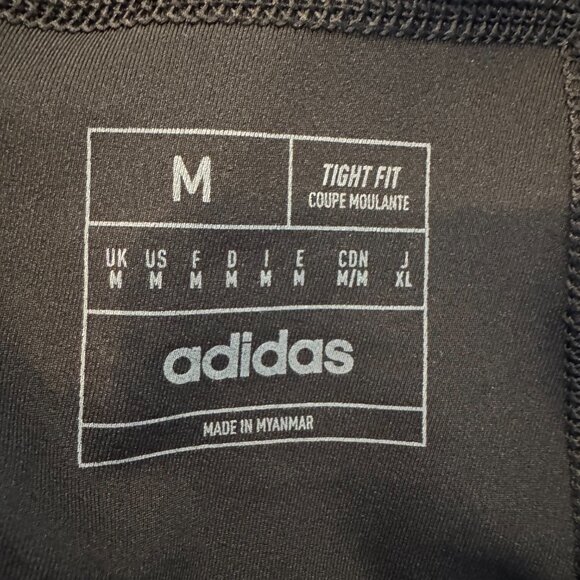 Adidas men's Techfit compression tights for training Black size Medium - Picture 8 of 8